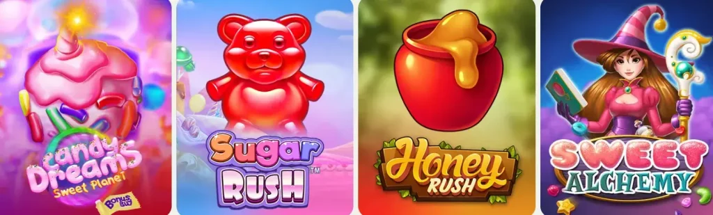 sukkersøte spill slotmonster