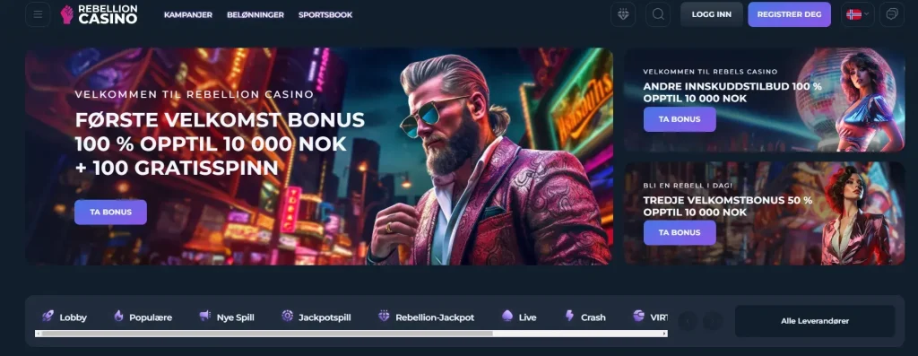 rebellion lobby med bonuser