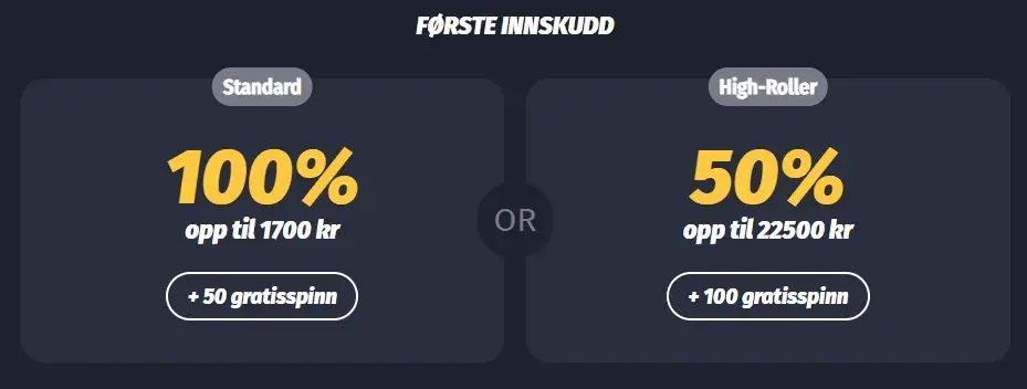 første innskudd winshark