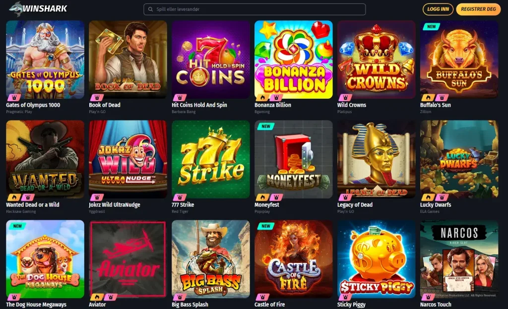 winshark-casinospill