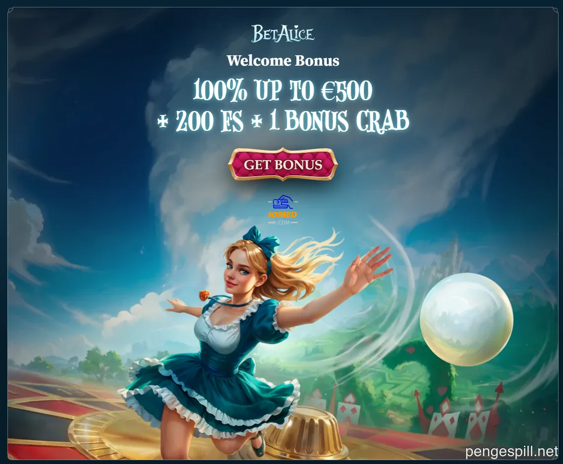 BetAlice Casino – forsiden