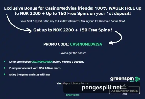 GreenSpin Casino bonus og kampanjer